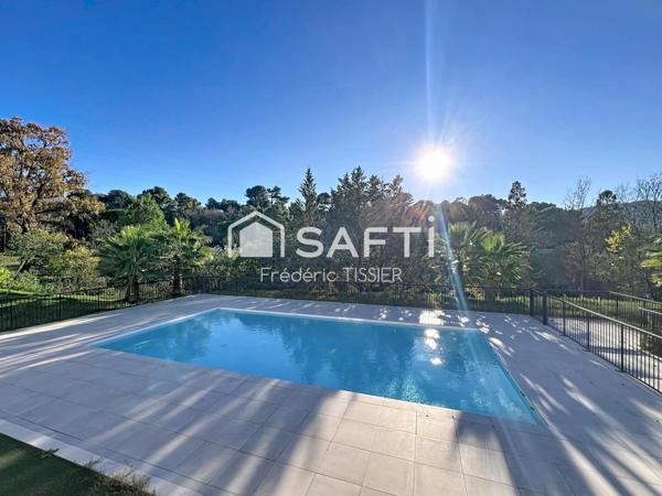 La Roquette-S/S : Villa individuelle, domaine avec piscine