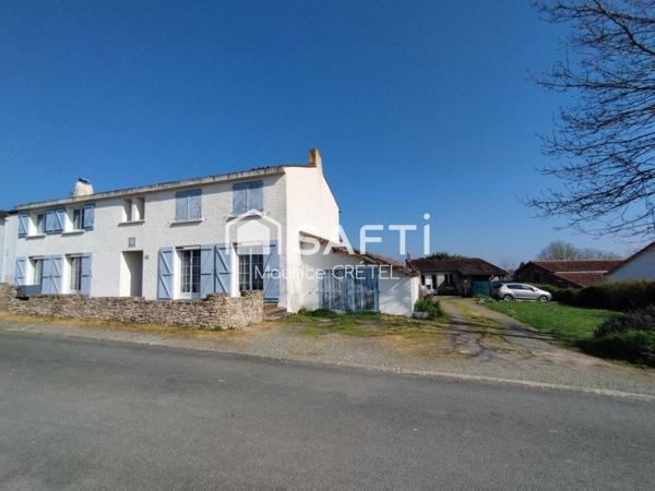 MAISON 130 M²+4CHS+GARAGES+TERRAIN CONSTRUCTIBLE