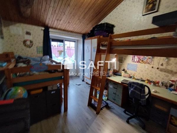 MAISON 130 M²+4CHS+GARAGES+TERRAIN CONSTRUCTIBLE