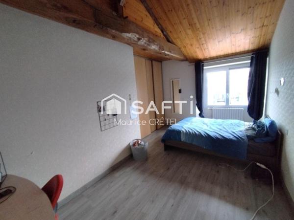 MAISON 130 M²+4CHS+GARAGES+TERRAIN CONSTRUCTIBLE