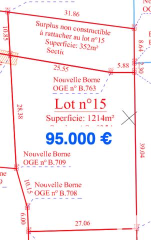 Terrain à vendre 1 566 m² Feytiat