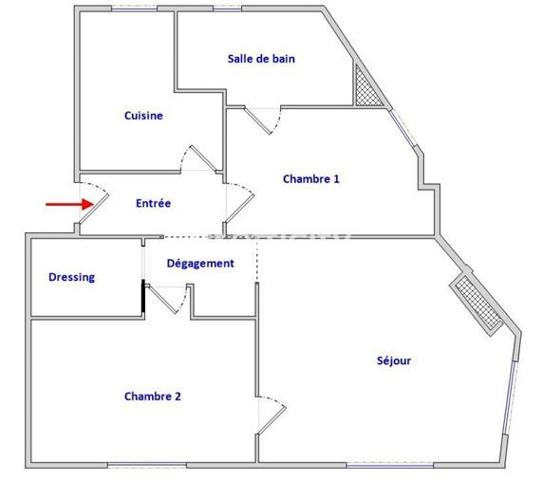 Appartement 3 pièces - 52 m² Bien prestige