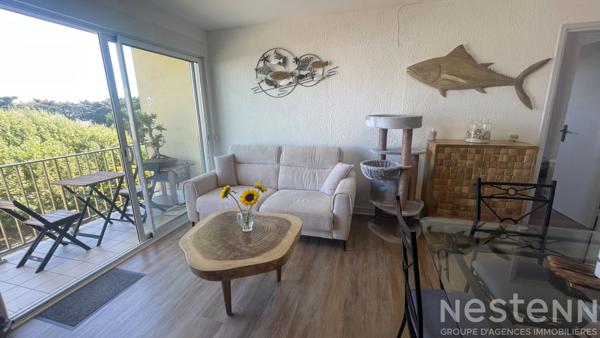 Quiberon, proche Grande plage - Appartement rénové avec une chambre, extérieur, cave et stationnement