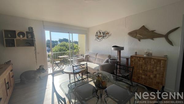 Quiberon, proche Grande plage - Appartement rénové avec une chambre, extérieur, cave et stationnement