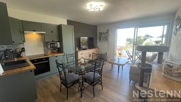 Quiberon, proche Grande plage - Appartement rénové avec une chambre, extérieur, cave et stationnement