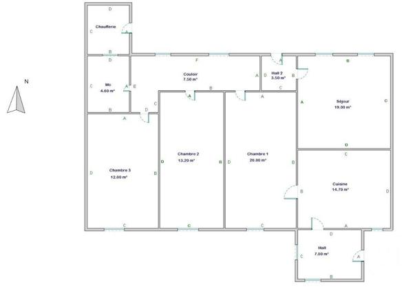 Maison à vendre  6 pièces - 94,50 m2 MAINTENAY - 62