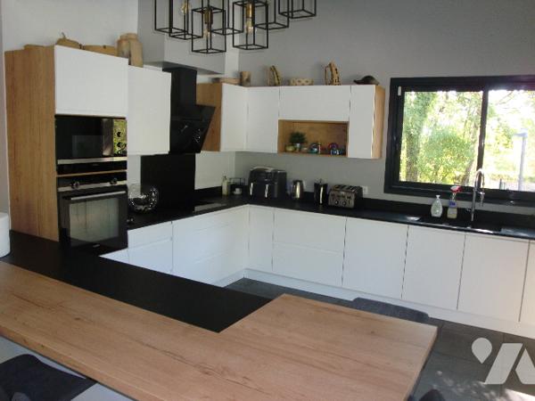 COLOMIERS  quartier résidentiel, villa 2004, T9, 5 chambres, piscine, sous-sol 100 m2, parc, annexes