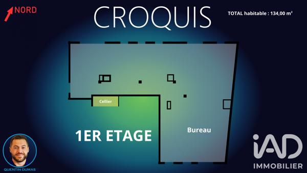 Bureaux à vendre 134 m² Anglet