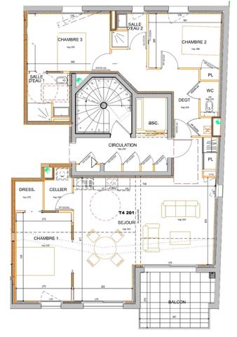 Appartement Saint Hilaire De Riez 3 chambres 96 m2