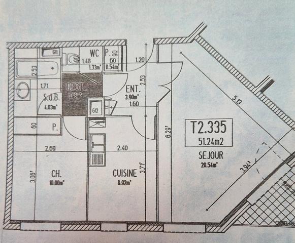 Jardin des Iris T2 – Balcon et stationnement