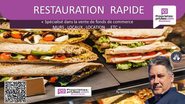 VILLEURBANNE -  Restauration rapide, snack  70 m²