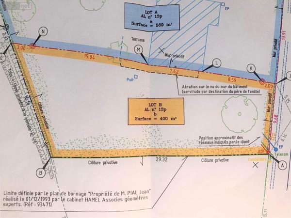 Terrain à Batir à vendre à Thorigné-Fouillard en Ille-et-Vilaine (35235), ref : 150/1884