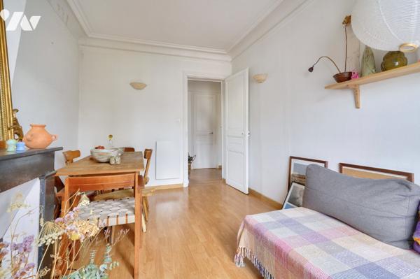 Paris 20, Gambetta : appartement 2 pièces 33.60 m2 + parking