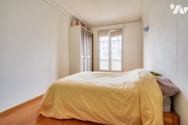 Paris 20, Gambetta : appartement 2 pièces 33.60 m2 + parking