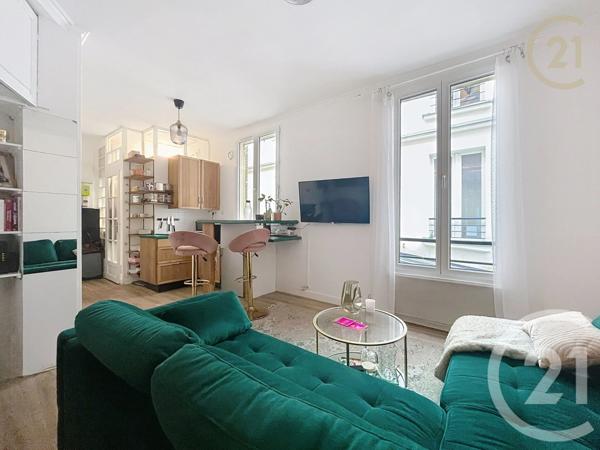 Appartement F1 à vendre  1 pièce - 26,11 m2 PARIS - 75018