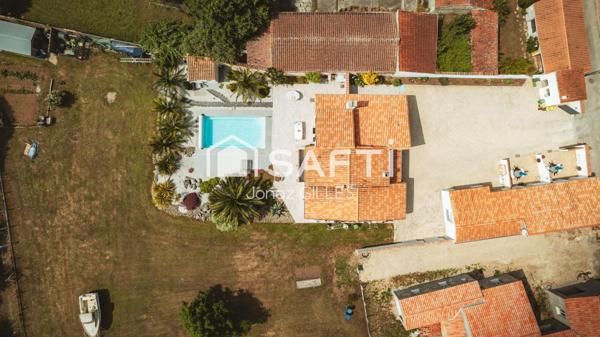 Maison avec piscine, dépendance et grand espace
