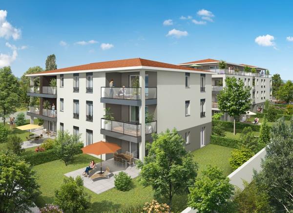 SAINT LAURENT DE MURE proche centre bourg - ATTIQUE NEUF RT 2012 avec deux terrasses