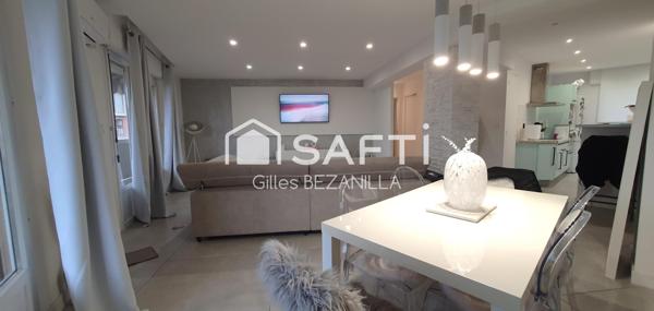 T4 115m2 3 ch rénové garage cave centre ville