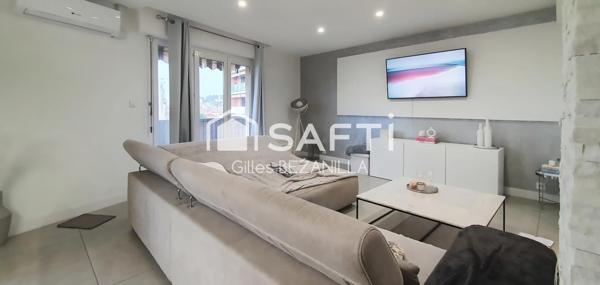 T4 115m2 3 ch rénové garage cave centre ville