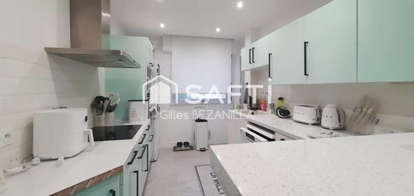 T4 115m2 3 ch rénové garage cave centre ville