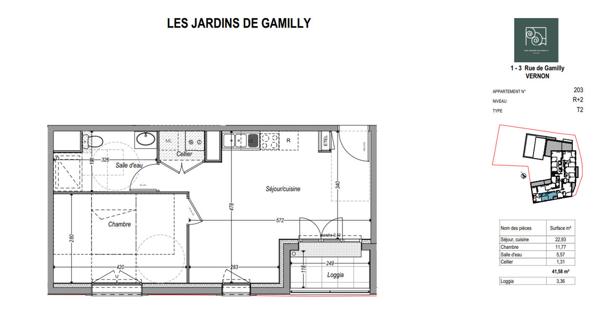 T2 Neuf a Vendre Livraison 3 -eme Trimestre 2026 ? Vernon