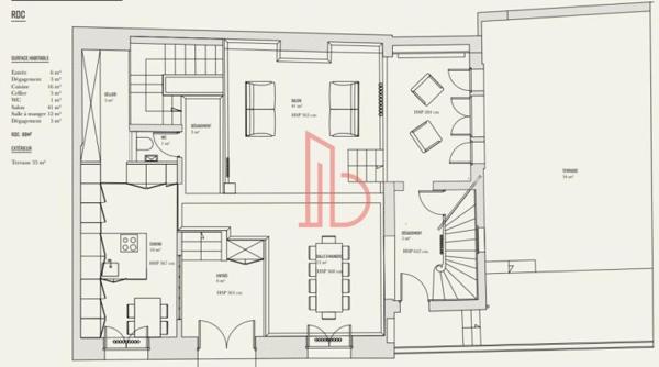Bureau de 271 m² à vendre à Bordeaux Fondaudege