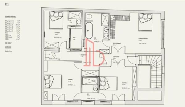Bureau de 271 m² à vendre à Bordeaux Fondaudege