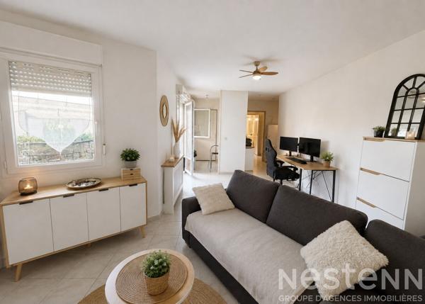 CARCASSONNE - APPARTEMENT T2 LOUÉ AVEC TERRASSE, ASCENSEUR ET PARKING PRIVATIF