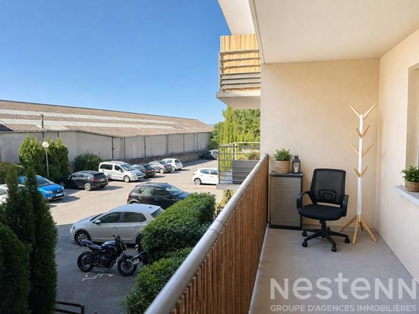 CARCASSONNE - APPARTEMENT T2 LOUÉ AVEC TERRASSE, ASCENSEUR ET PARKING PRIVATIF