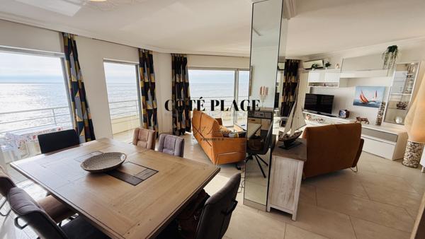 Royan (17200) PONTAILLAC PREMIERE LIGNE OCEAN - APPARTEMENT T3 - PARKING - GARAGE - AU PRIX DE 1 039 500 € FAI