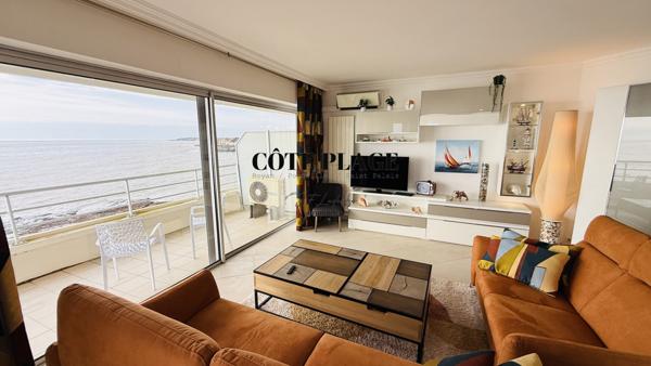 Royan (17200) PONTAILLAC PREMIERE LIGNE OCEAN - APPARTEMENT T3 - PARKING - GARAGE - AU PRIX DE 1 039 500 € FAI