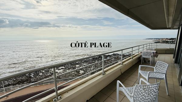Royan (17200) PONTAILLAC PREMIERE LIGNE OCEAN - APPARTEMENT T3 - PARKING - GARAGE - AU PRIX DE 1 039 500 € FAI