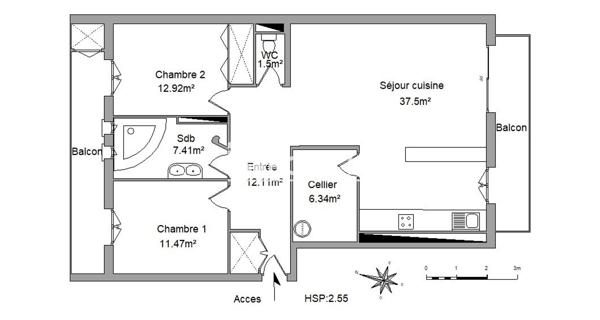 À vendre Appartement 3 pièces 89.25 m² - Salon-de-provence 13300