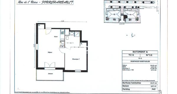 Location Appartement 2 pièces 39.57 m² - Fourchambault 58180