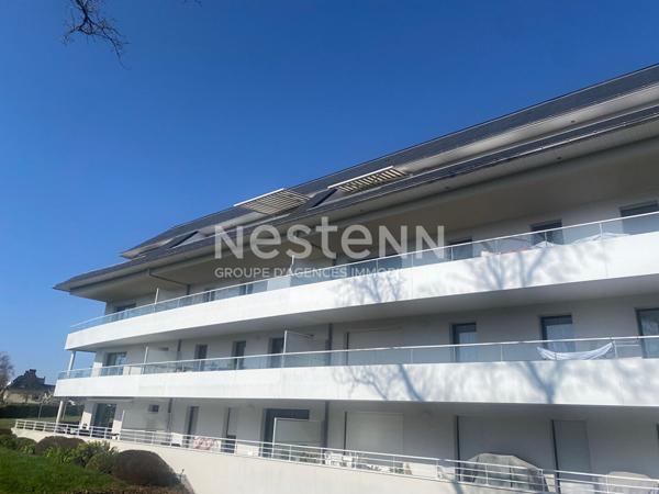 Concarneau appartement T3 de 71 m² avec une terrasse de 20 m² dans une résidence récente avec ascenseur parking sous so