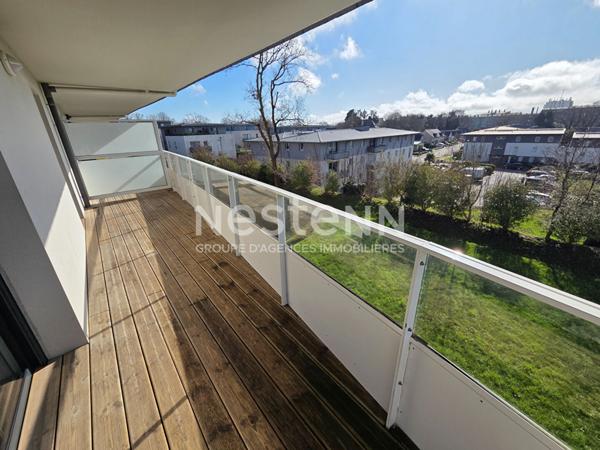 Concarneau appartement T3 de 71 m² avec une terrasse de 20 m² dans une résidence récente avec ascenseur parking sous so