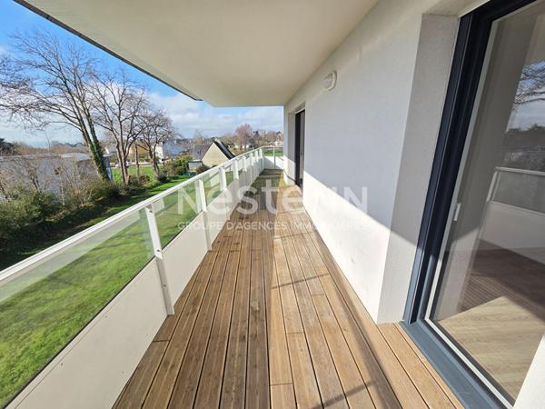 Concarneau appartement T3 de 71 m² avec une terrasse de 20 m² dans une résidence récente avec ascenseur parking sous so