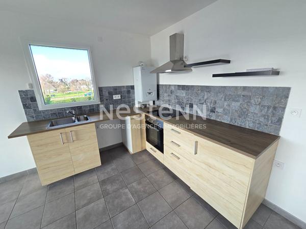 Concarneau appartement T3 de 71 m² avec une terrasse de 20 m² dans une résidence récente avec ascenseur parking sous so