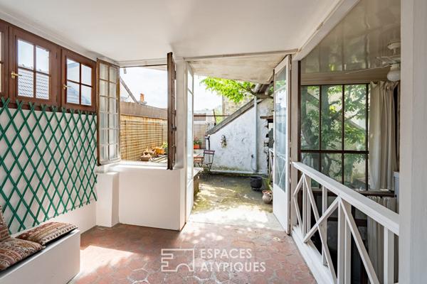 Maison de ville avec terrasse et patio vieux Marly