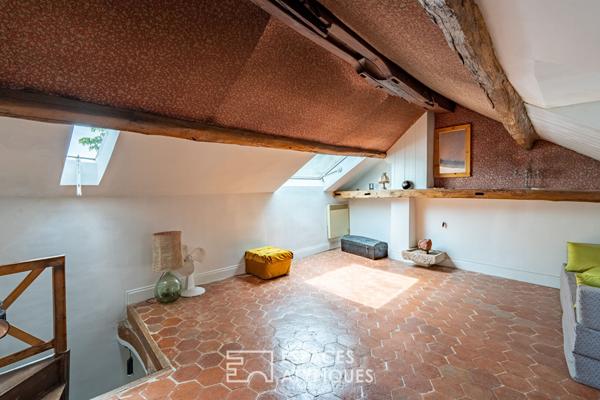 Maison de ville avec terrasse et patio vieux Marly