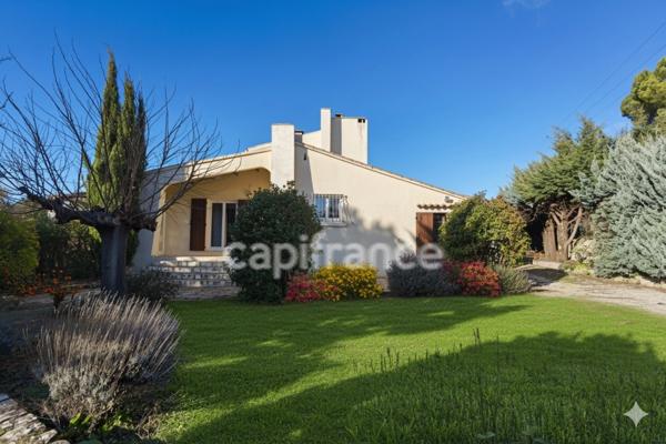 Dpt Gard (30), à vendre Proche Uzès 10mn, maison P4, grand terrain paysagé, piscinable de 1620m2