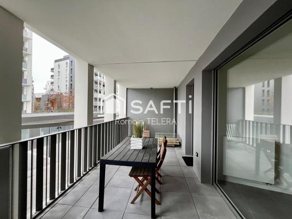 Bordeaux Lac : T2 de 46 m², avec une grande terrasse et une place de parking