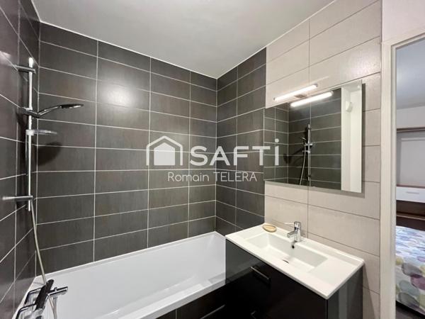 Bordeaux Lac : T2 de 46 m², avec une grande terrasse et une place de parking