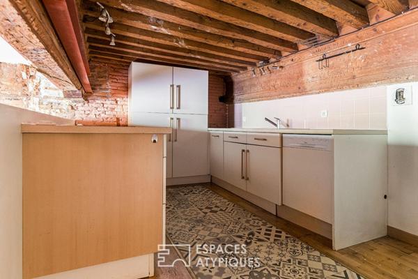 Duplex de caractère dans le quartier très prisé de Saint-Etienne