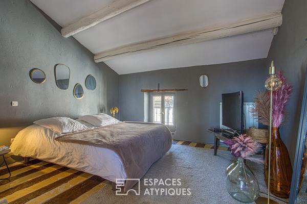 Elégante maison de village et son toit terrasse à la vue imprenable