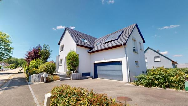 BUSCHWILLER – Maison familiale récente de 136 m² | 4 chambres | Double garage