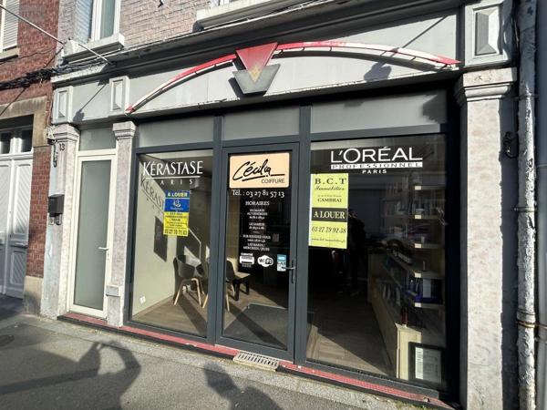Fonds et/ou murs commerciaux à louer à Cambrai dans le Nord (59400), ref : 59083-L1813   
Centre-Ville