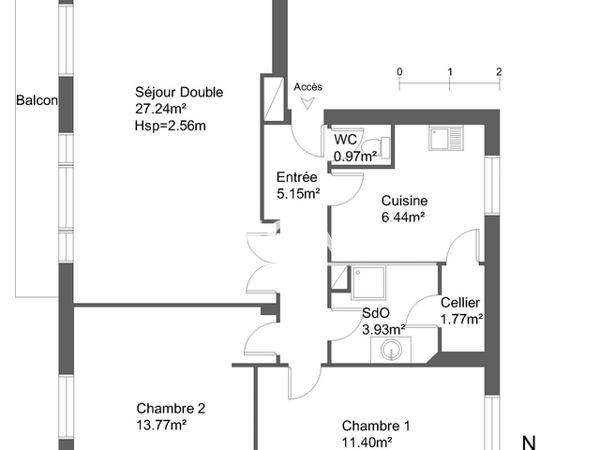 Location Appartement 4 pièces 70.67 m² - 27 A 33 RUE CHARLES CORBEAU Evreux 27000