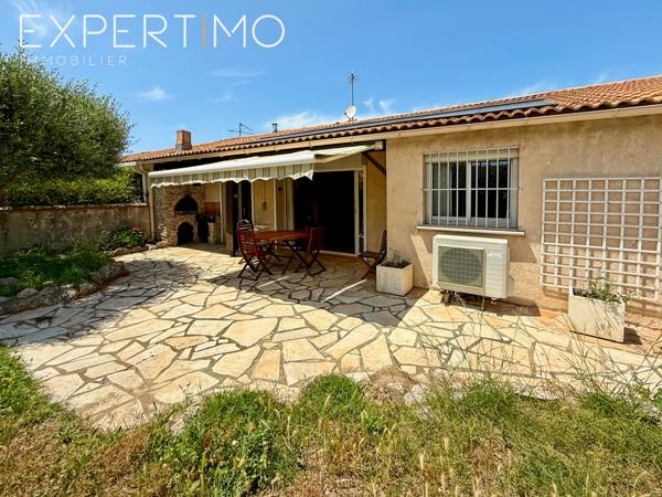 Palavas-les-Flots (34250) Palavas les Flots, villa T5 d'environ 106 m2 sur un terrain de 476 m2, dépendance et garage.