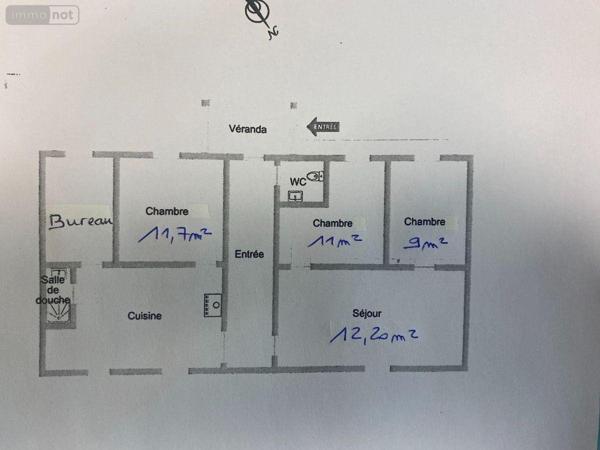 Maison à vendre à Villedieu-sur-Indre dans l'Indre (36320), ref : 1051879
